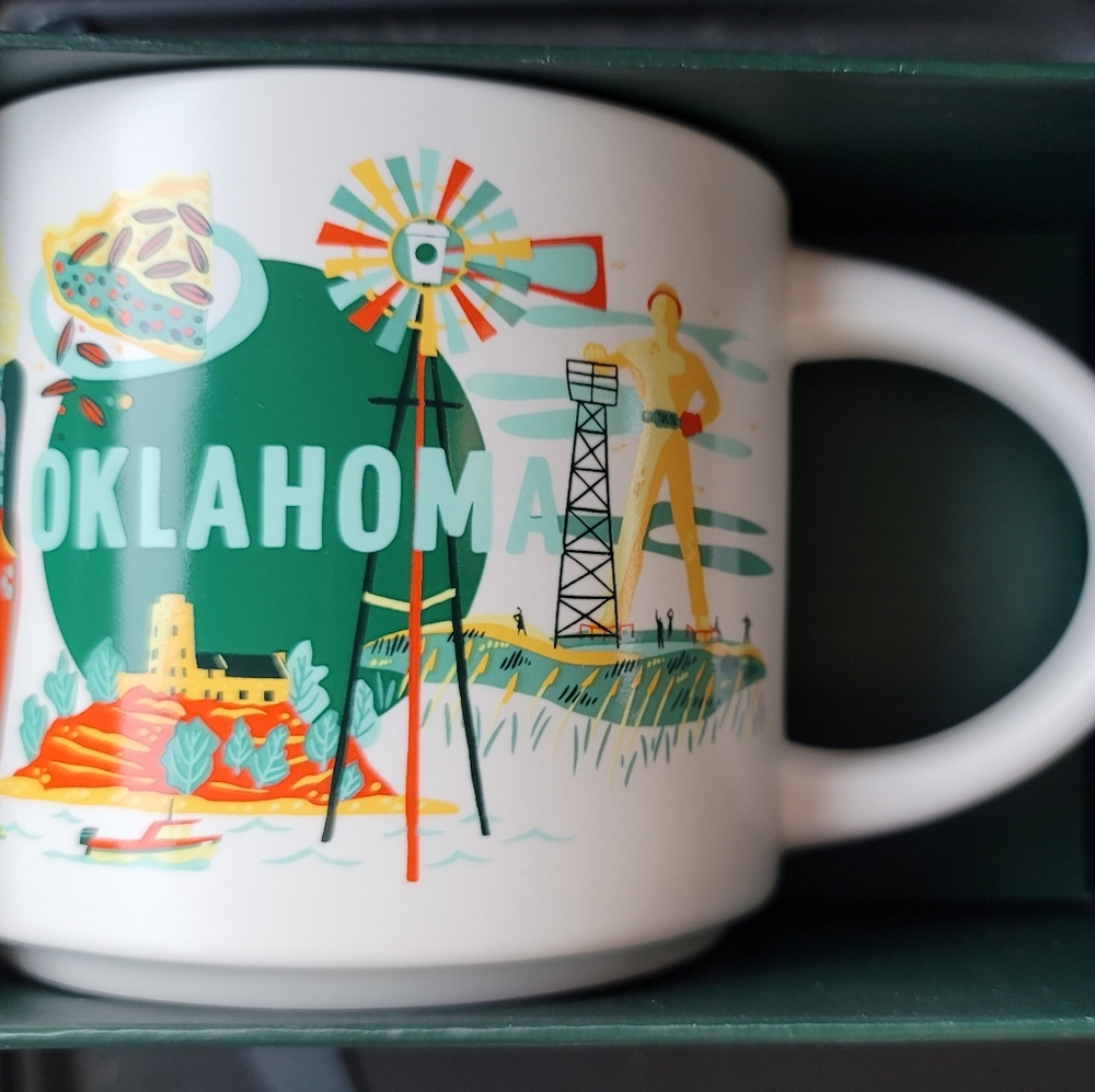 Oklahoma Starbucks Discovery Series Mug brand new in box